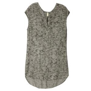 NWOT CLOTH & STONE Dress S Tunic Sleeveless High Low Curve Hem Midi Tencel